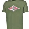 BEAR SURFBOARDS T-SHIRT DEEP LICHEN GREEN