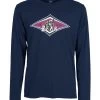 BEAR SURFBOARDS T-SHIRT LS DRESS BLUE