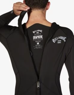 BILLABONG ABSOLUTE BACK ZIP 3/2 WETSUIT -Freedom Wave Shop billabong 3 2 absolute muta backzip black 4