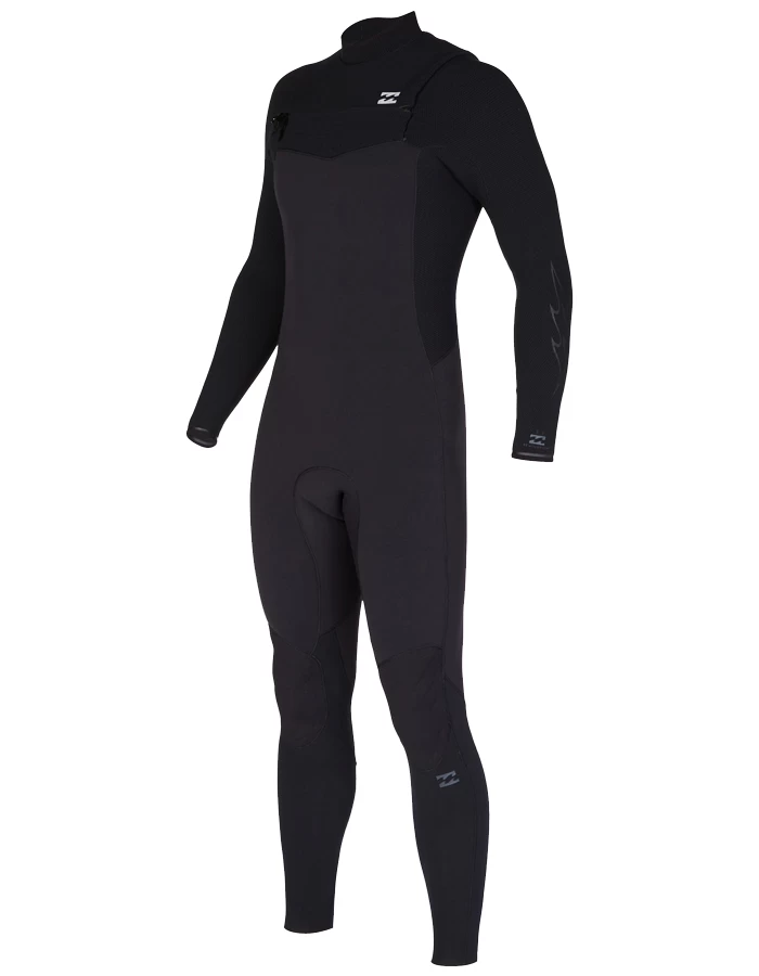 BILLABONG 4/3 REVOLUTION GRAPHENE COMP CHEST ZIP WETSUIT BLACK 2 BILLABONG 4/3 REVOLUTION GRAPHENE COMP CHEST ZIP WETSUIT BLACK - Image 2
