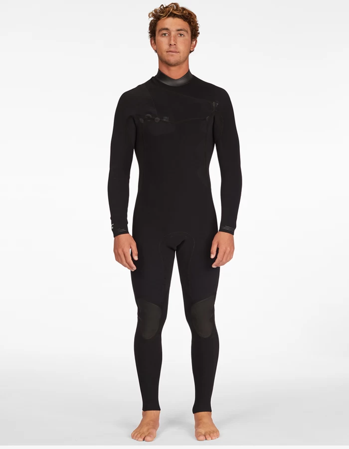 BILLABONG 4/3 REVOLUTION GRAPHENE COMP CHEST ZIP WETSUIT BLACK 3 BILLABONG 4/3 REVOLUTION GRAPHENE COMP CHEST ZIP WETSUIT BLACK - Image 3