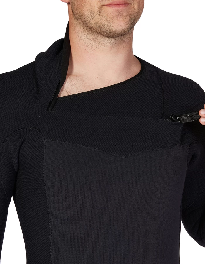 BILLABONG 4/3 REVOLUTION GRAPHENE COMP CHEST ZIP WETSUIT BLACK 7 BILLABONG 4/3 REVOLUTION GRAPHENE COMP CHEST ZIP WETSUIT BLACK - Image 7