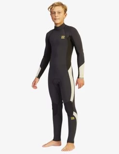BILLABONG ABSOLUTE 4/3 MM BACK ZIP BOYS 8-14