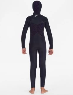 BILLABONG ABSOLUTE 5/4 HOODED CHEST ZIP WETSUIT BOY 8-14 -Freedom Wave Shop billabong absolute 5 4 chest zip muta con cappuccio ragazzo military 4
