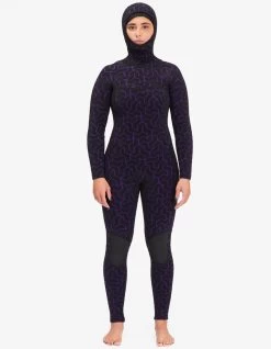 BILLABONG 5/4 FURNACE HOODED CHEST ZIP WETSUIT FOR WOMEN -Freedom Wave Shop billabong furnace 5 4 chest zip con cappuccio muta donna 5