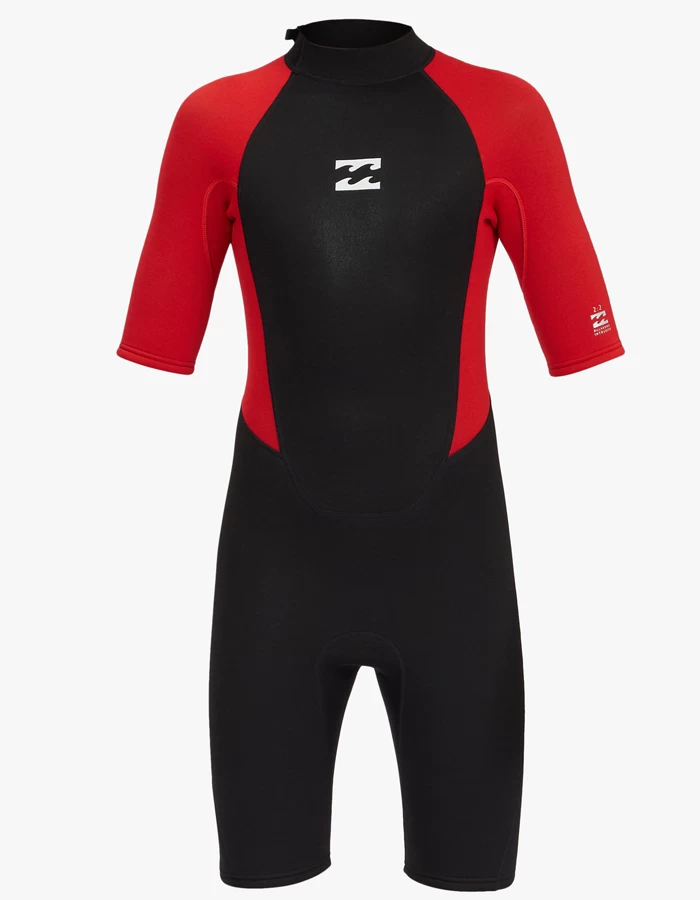 BILLABONG INTRUDER SHORT 2/2 MM BACKZIP BOYS RED