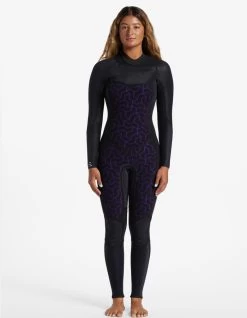BILLABONG 5/4 SYNERGY CHEST ZIP WETSUIT FOR WOMEN -Freedom Wave Shop billabong synergy 4 3 frontzip muta donna 1 1