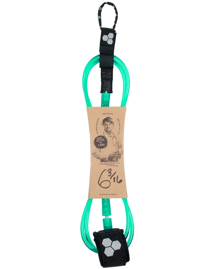 CHANNEL ISLAND DANE REYNOLDS SIGNATURE STANDARD LEASH 6'0" 3/16 TURQUOISE