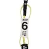 CHANNEL ISLAND HEX CORD 6' COMP LEASH FLO YELLOW