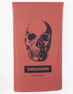 CHRISTENSON ROUND SKULL BEACH TOWEL