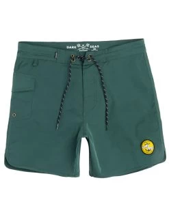 DARK SEAS STRETCH HITCH BOARDSHORT 16.5" GREEN