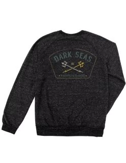 DARK SEAS TRAVERSE RALGAN CREW HEATHER BLACK