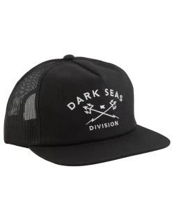 DARK SEAS TRIDENTS TRUCKER BLACK