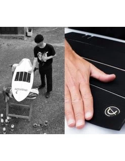 DEFLOW FRONT PAD 4 PIECE BLACK -Freedom Wave Shop deflow front pad 4 pezzi 1