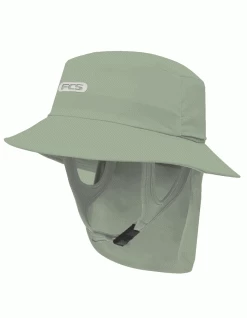 FCS ESSENTIAL SURF BUCKET HAT ICEBERG GREEN