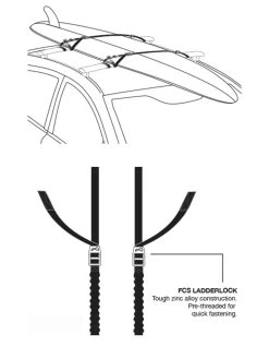 FCS PREMIUM BUNGY TIE DOWNS -Freedom Wave Shop fcs cinghie premium bungy tie downs 4