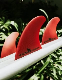 FCS II ACCELERATOR NEO GLASS ECO BLEND TRI FIN SET RED -Freedom Wave Shop fcs ii accellerator neo glass flex tri fin set eco blend