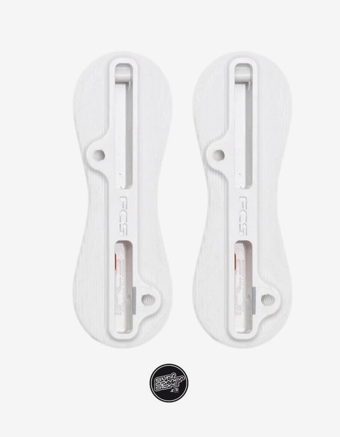 FCS II PRODUCTION KIT PLUG SET SIDE FINS 9° WHITE