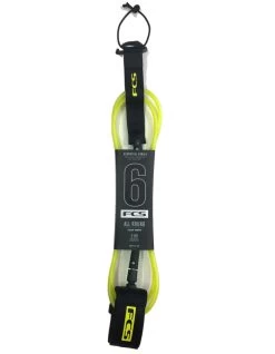 FCS ALL ROUND ESSENTIAL LEASH 6' BLACK -Freedom Wave Shop fcs leash 6 all round essential