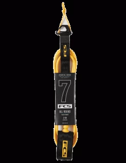 FCS ALL ROUND ESSENTIAL LEASH 7' -Freedom Wave Shop fcs leash 7 all round essential 13