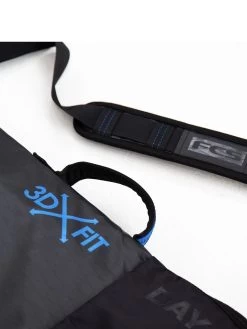 FCS SURFBOARD COVER SINGLE 7'6'' DAY FUNBOARD 3DXFIT -Freedom Wave Shop fcs sacca singola 7 6 day funboard fish black 1