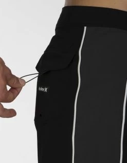 HURLEY PHANTOM FASTLANE BOARDSHORT 18" BLACK -Freedom Wave Shop hurley phantom fastlane boardshort 18 black 3