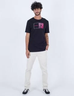 HURLEY EVERYDAY HALFER GRADIENT TEE BLACK -Freedom Wave Shop hurley t shirt everyday halfer gradient black