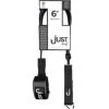 JUST LEASH REGULAR 6' BLACK REGULAR