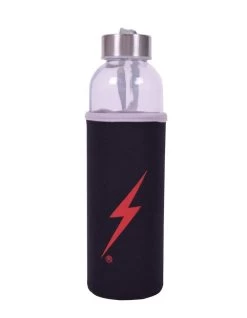 LIGHTNING BOLT REUSABLE WATER BOTTLE BLACK