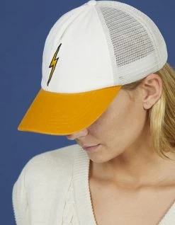LIGHTNING BOLT SALT BREEZE TRUCKER HAT FOG -Freedom Wave Shop lightning bolt salt breeze trucker hat cappellino fog 1