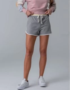 LIGHTNING BOLT SIRENA SWEAT SHORT WOMAN -Freedom Wave Shop lightning bolt sirena sweat short pantaloncini donna heather grey 1