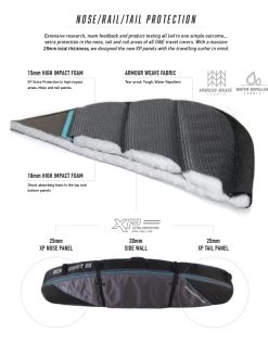 OCEAN & EARTH 10'6" AIRCON LONGBOARD COVER -Freedom Wave Shop ocean earth 10 6 sacca longboard aircon 3