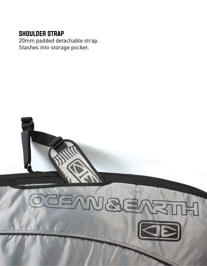 OCEAN & EARTH 6'0"-7'2'' TRIPLE COMPACT SHORTBOARD COVER - Image 5