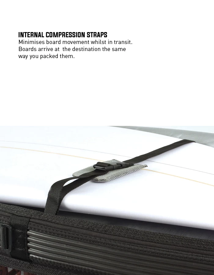 OCEAN & EARTH 6'0"-7'2'' TRIPLE COMPACT SHORTBOARD COVER - Image 8