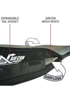 OCEAN & EARTH 7'6" AIRCON LONGBOARD COVER -Freedom Wave Shop ocean earth 7 6 sacca da viaggio longboard aircon 2