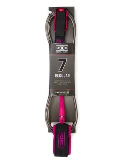 OCEAN & HEART REGULAR 7'0" DOUBLE SWIVEL -Freedom Wave Shop ocean earth leash 7 0 regular double swivel 2