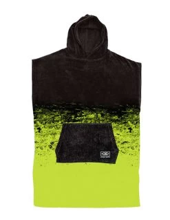 OCEAN & EARTH YOUTH SOUTHSIDE HOODED PONCHO BLACK