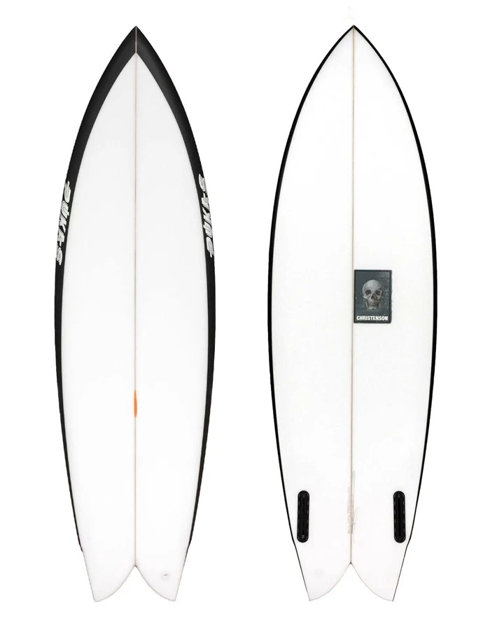 PUKAS 5'10" CHRIS CHRISTENSON PEGASO TWIN FIN BLACK 1 PUKAS 5'10" CHRIS CHRISTENSON PEGASO TWIN FIN BLACK