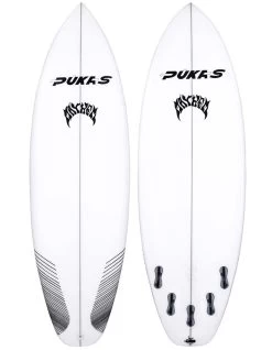 PUKAS MAYHEM LAZY LINK SQ 5 FINS CARBON TAIL PATCHES
