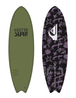 QUIKSILVER 6’0" SOFTBOARD BAT FISH GREEN