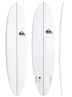 QUIKSILVER 7'3" THE BREAK FUNBOARD WHITE