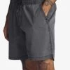 QUIKSILVER TAXER 17" ELASTICATED SHORTS BLACK