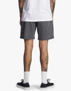 QUIKSILVER TAXER 17" ELASTICATED SHORTS BLACK -Freedom Wave Shop quiksilver bermuda taxer 17 black 7