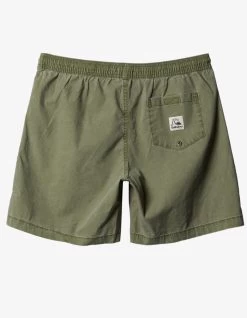QUIKSILVER TAXER 17" ELASTICATED SHORTS FOUR LEAF CLOVER -Freedom Wave Shop quiksilver bermuda taxer 17 four leaf clover 1