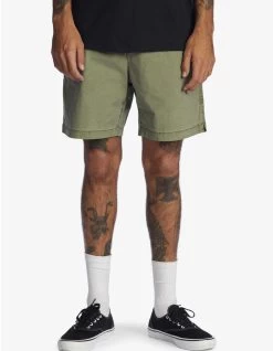 QUIKSILVER TAXER 17" ELASTICATED SHORTS FOUR LEAF CLOVER -Freedom Wave Shop quiksilver bermuda taxer 17 four leaf clover 2