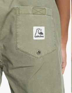 QUIKSILVER TAXER 17" ELASTICATED SHORTS FOUR LEAF CLOVER -Freedom Wave Shop quiksilver bermuda taxer 17 four leaf clover 7
