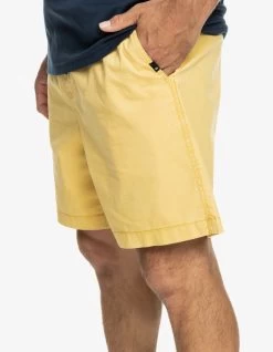 QUIKSILVER TAXER 17" ELASTICATED SHORTS RATTAN