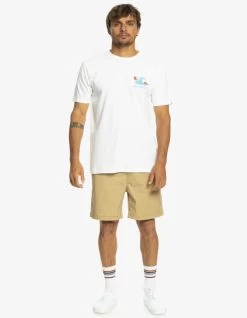 QUIKSILVER TAXER 18" ELASTICATED SHORTS PLAGE -Freedom Wave Shop quiksilver bermuda taxer 18 elasticizzati plage 4