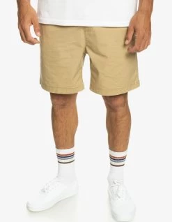 QUIKSILVER TAXER 18" ELASTICATED SHORTS PLAGE