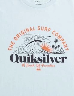 QUIKSILVER SUNSET WAVE T-SHIRT SKY -Freedom Wave Shop quiksilver sunset wave t shirt sky 2